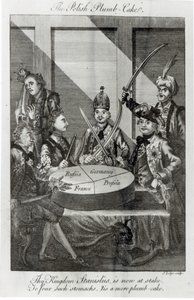 Le gâteau aux prunes polonais, c.1772
